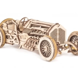 Ugears 3D wooden mechanical puzzle U9 Grand Prix racing car
