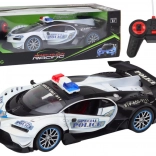 RC Police Car 1:12 White