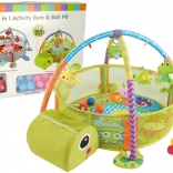 Educational Play Mat Turtle with Playpen and Balls for Baby