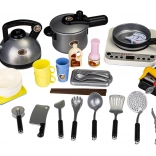 Otroški kuhinjski in žar set s zvoki in LED, 40 delov