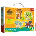 Puzzle for Little Ones – Cute Dinosaurs JURASSIC WORLD Trefl