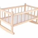 Culla in legno per bambole