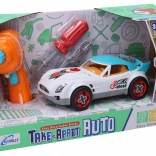 Csavarozható versenyautó 18 cm