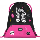 Sac à cordon avec poche Baagl baskets