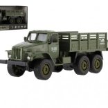 Camion militaire 17 cm à roue libre en boîte