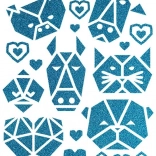 Stampe termoadesive animaletti carini – foglio grande