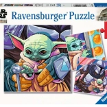 Ravensburger Puzzle STAR WARS: The Mandalorian 3×49 pieces