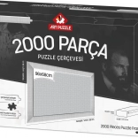 Frame for puzzles 96x68 cm white