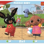 Children's Puzzle TREFL Bing Plays 2 in 1