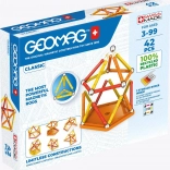 GEOMAG Recycled Magnetic Building Set, 42 Pieces
