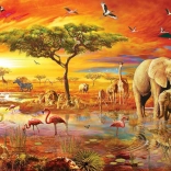 Safari in Africa Puzzle 3000 pieces