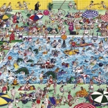 Puzzle 1000 Pieces Poolside Fun