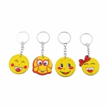 Glitter Smile Keychain – double-sided pendant, 4 types