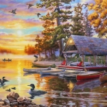 Diamentowe malowanie Stocznia 30 × 40 cm