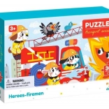 DODO Transport Puzzle: Hero Firefighters, 30 Pieces