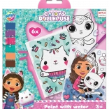 Peinture à l’aquarelle La Maison magique de Gabby