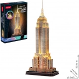 Light-up 3D Puzzle Empire State Building Night Edition 37 pieces