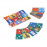 Petit Collage 2-in-1 Domino: Dogs and Numbers