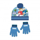 Sonic hue og handskesæt blå