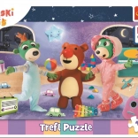 Puzzle Good Night Trefliks – Time to Sleep, 15 pieces