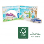 Houten Interactief Boek Politie Small Foot