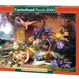 Puzzle 2000 pieces – Elegant Still Life with Flowers, Eugene Bidau