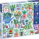 Galison Puzzle Flower Planting 1000 Pieces