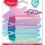 Maped Classic Glitter markeerstiften, set van 4 stuks