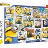 Puzzle Minions Crazy Photo Collection 500 Pieces