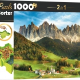 2-in-1 Puzzle with Sorter Dolomites, Italy – 1000 pieces