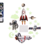 Décorations spatiales lumineuses pour mur et plafond