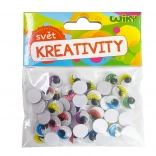 Bewegende gekleurde ogen 12 mm