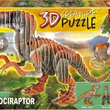Educa 3D puzzle velociraptor 64 pieces