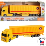 Camion avec conteneur à inertie