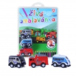 Live Car Coloring Book