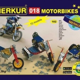 Merkur motos – kit de construction en métal 174 pièces, jusqu’à 10 modèles