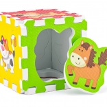 Foam puzzles with animals
