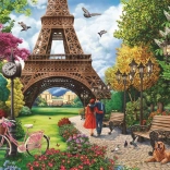 Puzzle Spring in Paris 500 pieces