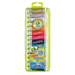 Tempera Jolly - 12 barv + srebrna in zlata