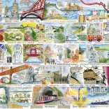 British and Brilliant Puzzle 1000 Pieces GIBSONS