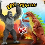 Primal Clash kamp Boss vs King Kaiju – sæt actionfigurer 21 cm