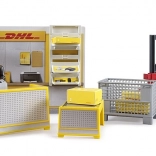 Bruder BWORLD Parcel Service DHL with Accessories