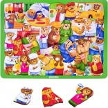 Wooden Bear Puzzle – World of Professions, 30 Pieces