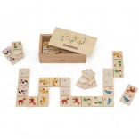 Wooden Domino 2-in-1 Animals and Numbers VIGA