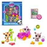 Littlest Pet Shop safari set with 3 pets