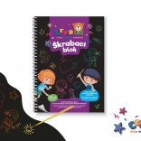 Praskalni barvni beležnični bloki 14 × 20 cm, 10 listov