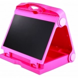 Oboustranná dětská tabule na kreslení s křídou a fixy 2v1