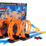 Racing Track Fire Loop with Cars, 38 Pieces