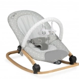 Vibrating Lounger with Melody and Toys MoMi Lumiwood