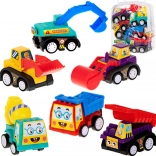 Set of 6 Construction Vehicles with Drive